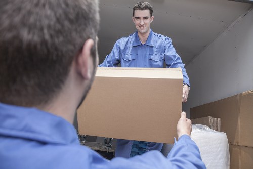 Man And Van Bermondsey recycling collection with sorted materials