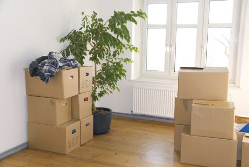Removal van ready for a Bermondsey home move