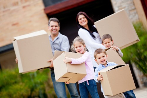 Careful packing and protection for fragile items during a flat removal